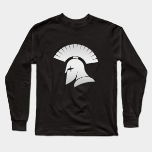 Warrior helmet creative design Long Sleeve T-Shirt